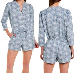 J. Crew Mercantile Floral Shorts Romper